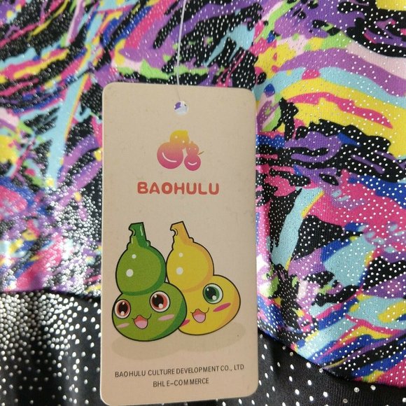 Gymnastics Dance One Piece 14a Size Sparkle Multicolor - Picture 5 of 7